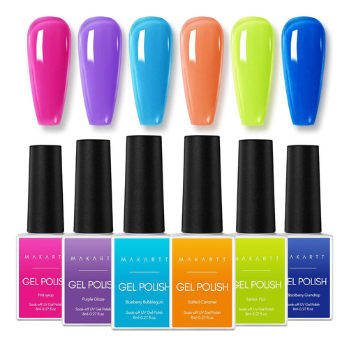 Esmalte De Uñas De Gel De Gel Makartt Kit De Esmalte De Uñas