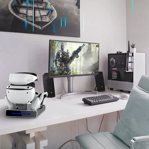 Base De Carga Con Luz For Controlador Ps5/ps Vr2