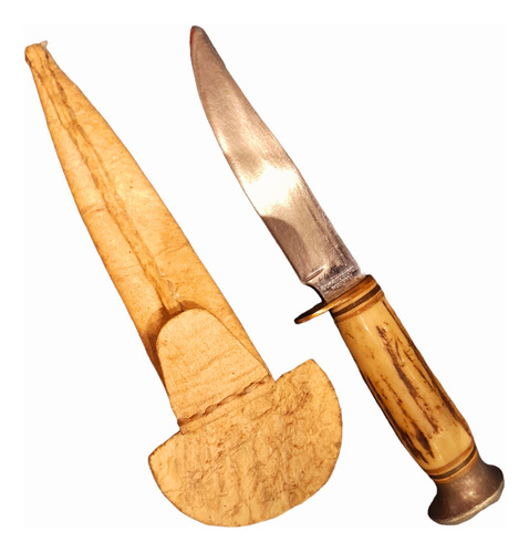 Criollo Cuchillo Facon Cm Hoja Cm  Vaina Cuero 