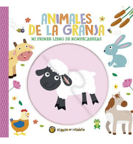 Animales De La Granja - Mi Primer Libro De Rompecabeza