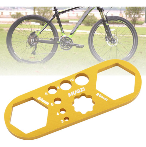 2 Llave Para Tapa De Horquilla De Bicicleta, Oro 24 Mm 26 Mm