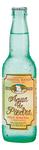 Agua De Piedra Mineral - Sparkling - 360 Ml - 6 Pack