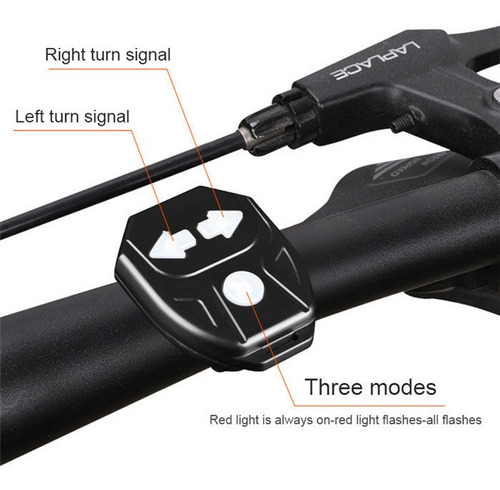 Imagen 10 de 10 de Luz Direccional Para Bicicleta - Con Sonido De Advertencia