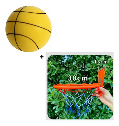 Baloncesto De Espuma Silencioso De 24 Cm