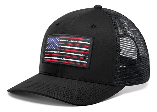 Gorra De Camionero Con Bandera Estadounidense Para Hombres