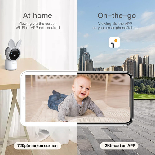 Arenti Video Baby Monitor, Monitor De Audio Con Cámara Wifi