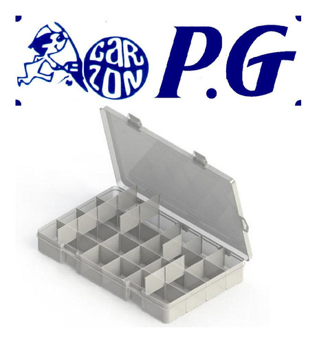 Organizador Grande 24 Compartimientos 36x22x5cm Valeplast Pg