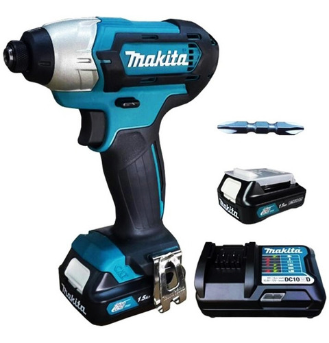 Atornillador de impacto inalámbrico Makita TD110DWYE turquesa