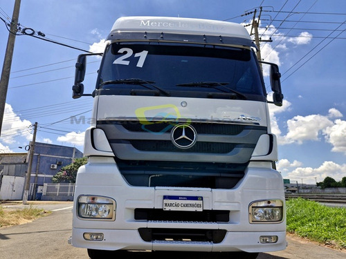 Caminhão Mb 2536 Axor 6x2 Cabine Leito Automático Susp Mola