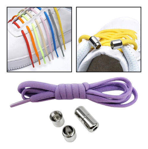 Cordones Elásticos Sin Atar, 2 Uds., Cordones Para Violeta