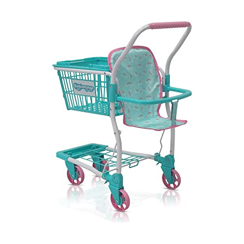 Carrito De Compra De Juguete Cesta De Mano Extraíble |...