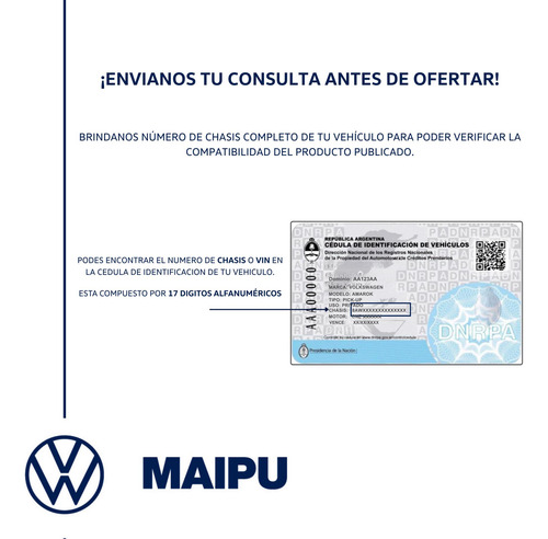 Tapa Enganche Delantera Vw Fox