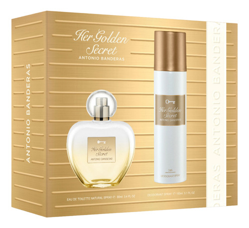 Her Golden Secret Est Edt 80ml+des150ml Silk Perfumes Oferta