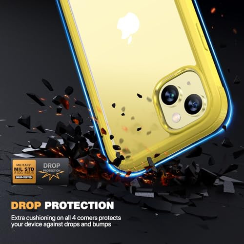 Funda Para iPhone 15 Lemon Amarillo 6.1 PuLG Plastico