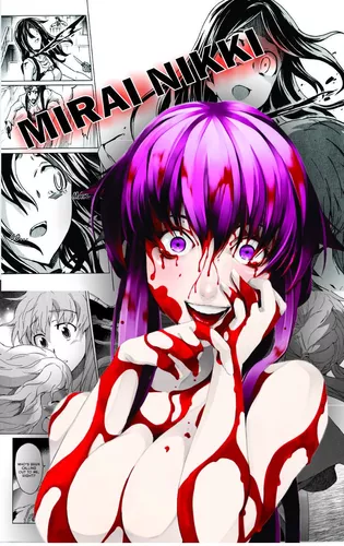 Camiseta Mirai Nikki - Anime, Camiseta Feminina Esg Nunca Usado 79135524