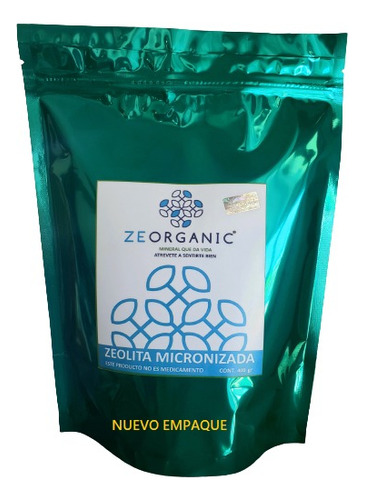 3 Bolsas De Zeolita Clinoptilolita Micronizada 400 Gramos
