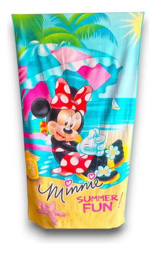 Toalla De Baño Infantil De Microfibra Azul Mimi