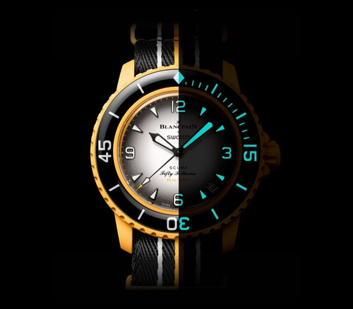 Relógio Blancpain X Swatch - Pacific Ocean