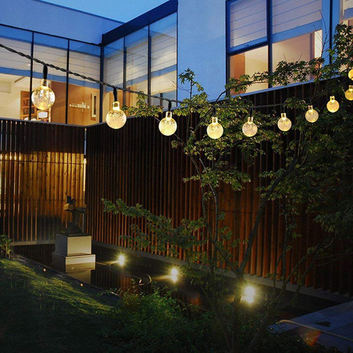 / Cadena De Luces Led De Cristal, 8 Modos, Bombillas
