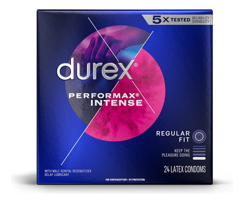 Condones De Ltex Natural Intenso De Durex Performax, Ultra F
