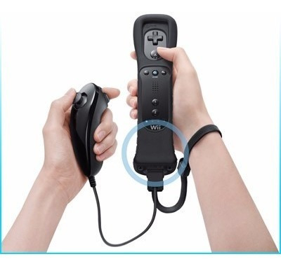 Imagen 5 de 6 de Cuotas Fijas Nunchuck Nintendo Wii Original Black Original