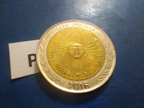 1 Peso 2016 De La República Argentina Sin Circulación 2016 (Usado)