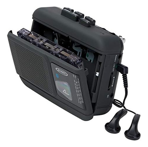 Jensen Mcr-60 Mcr-60 Casete Personal Portátil Con Radio, Blu