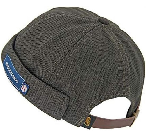 Gorro Docker Transpirable, Hebilla De Cuero Ajustable, Estil
