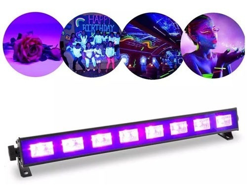 Barra Led Neon Ultravioleta Uv Potente Fuerte