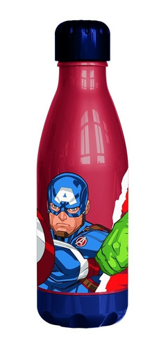 Botella De Agua Infantil Capitán América 560ml Vaso Avengers