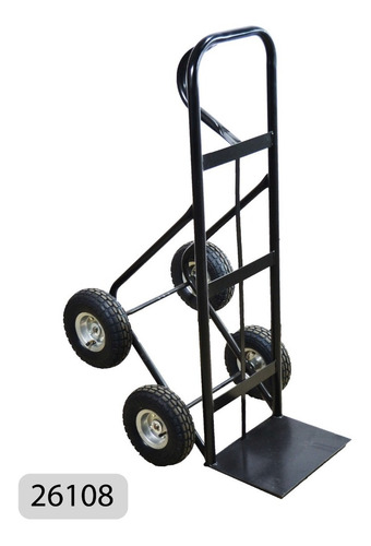 Imagen 1 de 5 de Carro Reforzado Paquetes 4 Ruedas Neumaticas 250 Kgs