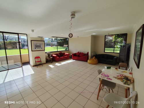 Arriendo Dpto Las Condes 2 Dor + 2 Baños Y Servicio
