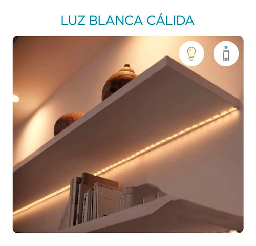 Imagen 11 de 11 de Lampara Led Wiz Wifi Filamento Edison E27 6.9w