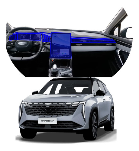 Gadget Collection Mx GC-PTPUGS24 Película Protectora Kit Ppf Para Geely Starray 2024-2025 Color Transparente