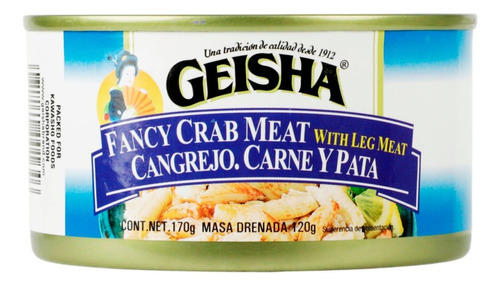 Geisha Cangrejo Carne Y Pata 170 Gr