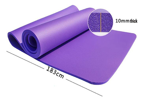 Mat Yoga + Pelota 65cm Pilates Gimnasia + Inflador + Medias