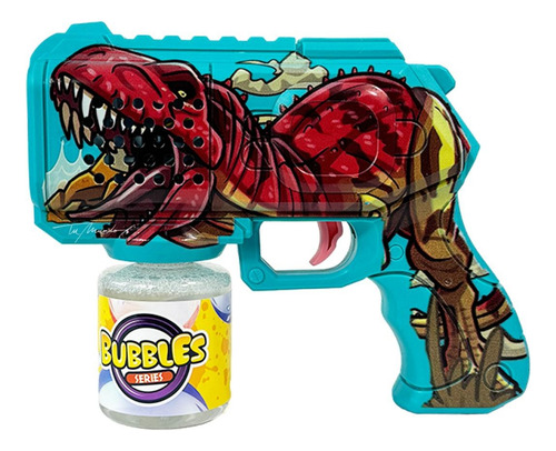 Maquina De Burbujas Dino 20 X 6 X 14 Cm Cotillon Regalos