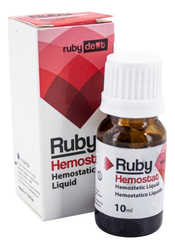  Solución Hemostática Al 25% Hemopare Ruby Hemostat - 10 Ml 