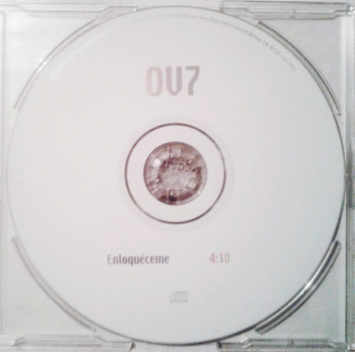 Cd Ov7 Enloqueceme - Single Promocional, Kalimba