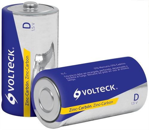 Imagen 1 de 1 de Pila D Blister 2 Unidades Volteck Zi-d X Blister
