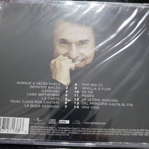Raphael - Infinitos Bailes - Cd