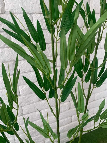 2 Bambuzinho 1,50m Haste Planta Artificial Bambu Decoração