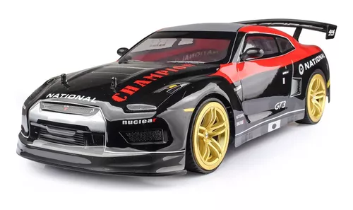 Skyline Gtr R35 Drift Rc Carrinho Controle Remoto 4x4+aces