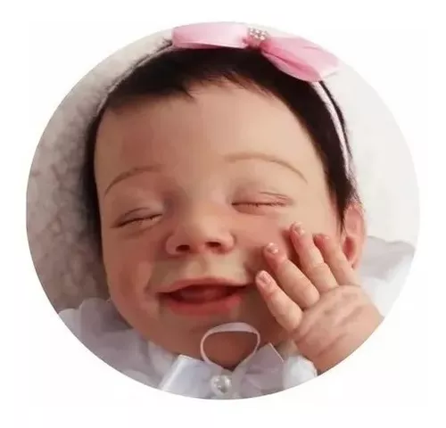 Bebê REBORN smile, pano ou silicone rápida entrega