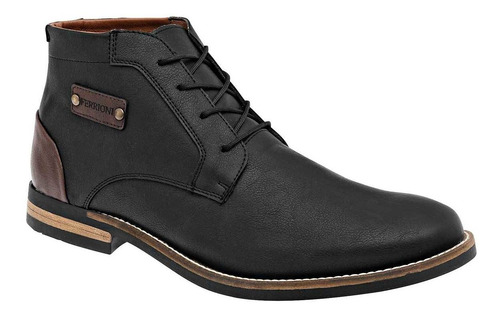 Ferrioni Bota Para Hombre Negro Café, Código 104449-1