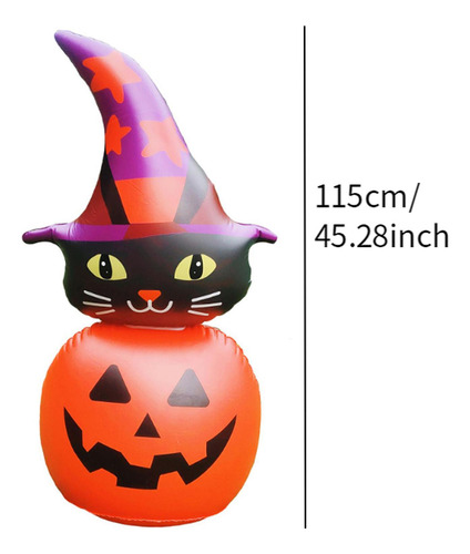 La Decoración Inflable De Halloween De 3.8 Pies Explota De