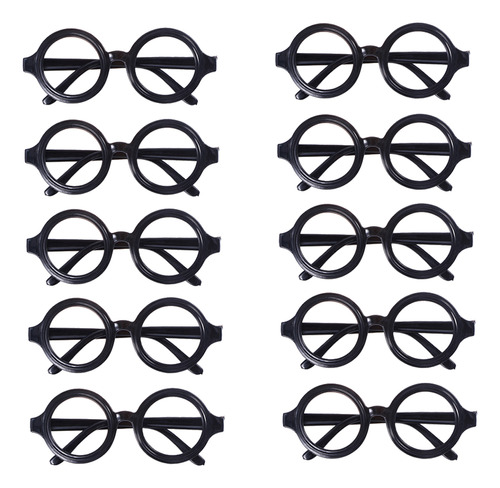 Gafas De Sol Negras Para Niños, Unisex, Sin Lentes, A La Mod