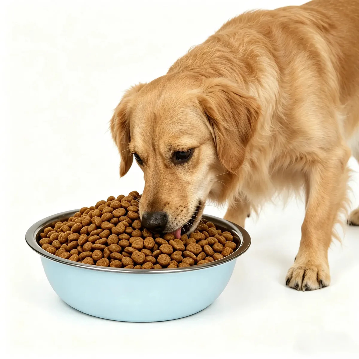 Comedouro Inox Para Cachorro Tigela Aço Inoxidável Para Água E Ração Resistente Fácil De Limpar Pote Pet Grande Porte Para Cães E Gatos Uso Interno E Externo Alta Durabilidade 1,2 litro