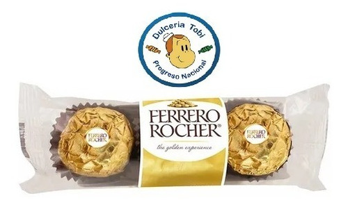 Ferrero Rocher 3 Piezas Chocolate 37.5g