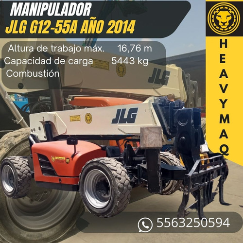 Montacargas Telescopico, Manipulador JLG G12-55a Año 2014